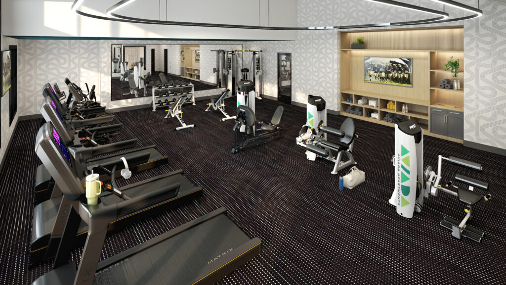Fitness Center with Treadmills